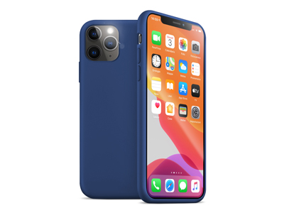 Apple iPhone 11 Pro - Cover gommata serie Liquid Case Colore Cobalto