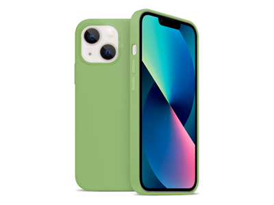 Apple iPhone 13 - Cover gommata serie Liquid Case Colore Verde