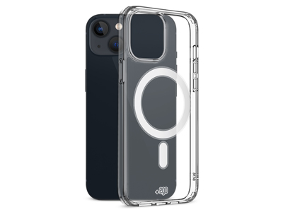 Apple iPhone 13 Mini - Magnetic TPU Case Transparent CLEAR MAG