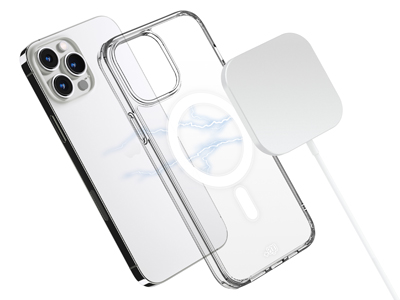 Apple iPhone 13 Mini - Magnetic TPU Case Transparent CLEAR MAG