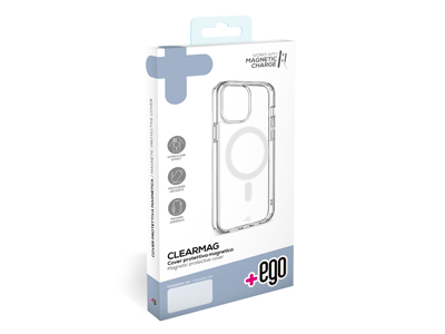 Apple iPhone 13 Mini - Cover TPU Magnetica Trasparente CLEAR MAG