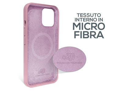 Apple iPhone 15 Plus - Cover gommata Magnetica Liquid Case Rosa