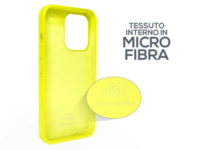 Apple iPhone 15 - Cover Gommata Serie Neon Mag Colore Giallo