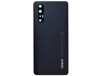 Oppo Find X2 Neo - Cover Batteria + Vetrino Camera + Adesivi Moonlight Black