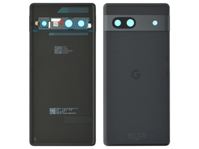 Google Pixel 7a - Back Cover + Camera Lens + Adhesives Black