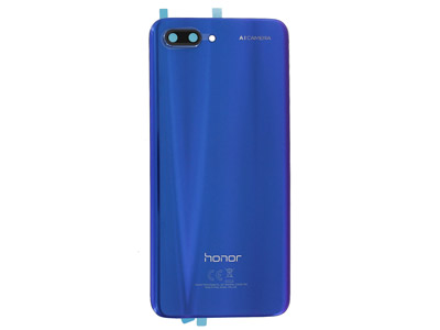 Huawei Honor 10 - Cover batteria + Vetrino Camera Blu