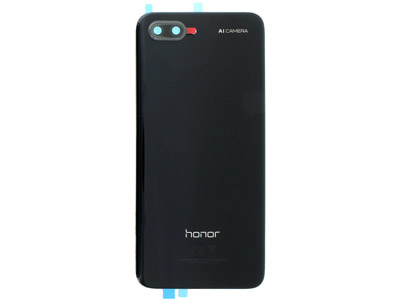 Huawei Honor 10 - Cover batteria + Vetrino Camera Nero