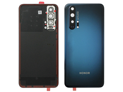 Huawei Honor 20 Pro - Cover batteria + Vetrino Camera + Adesivo Blu