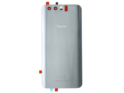 Huawei Honor 9 - Cover batteria + Vetrino Camera + Adesivo Grigio