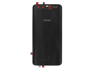 Huawei Honor 9 - Cover batteria + Vetrino Camera + Adesivo Nero
