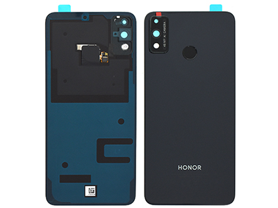 Huawei Honor 9X Lite - Cover batteria + Lettore Impronta + Vetrino Camera + Adesivi Nero