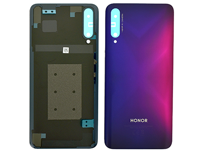 Huawei Honor 9X Pro - Cover batteria + Adesivo Viola