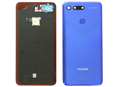 Huawei Honor View 20 - Cover batteria + Vetrino Camera + Lettore Impronta Sapphire Blu