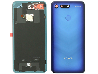 Huawei Honor View 20 - Cover batteria + Vetrino Camera + Lettore Impronta Phantom Blu