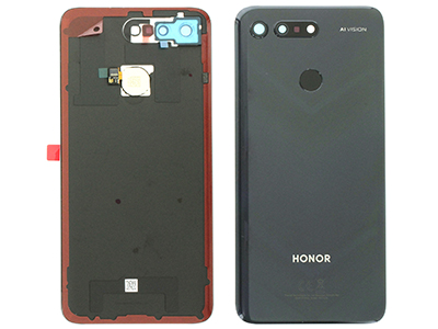 Huawei Honor View 20 - Cover batteria + Vetrino Camera + Lettore Impronta Nero