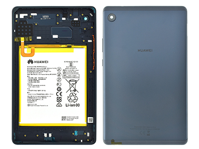 Huawei MatePad T8 Wifi - Cover batteria + Vetrino Camera + Batteria + Tasti Laterali  Deepsea Blue