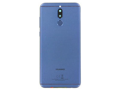 Huawei Mate 10 Lite Dual-Sim - Cover batteria + Vetrino Camera + Lettore Impronta + Tasti Laterali  Blu