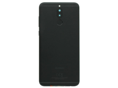 Huawei Mate 10 Lite - Cover batteria + Vetrino Camera + Lettore Impronta + Tasti Laterali  Nero