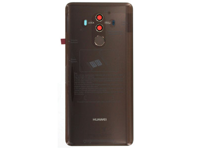 Huawei Mate 10 Pro Dual-Sim - Cover batteria + Vetrino Camera + Lettore Impronta Marrone