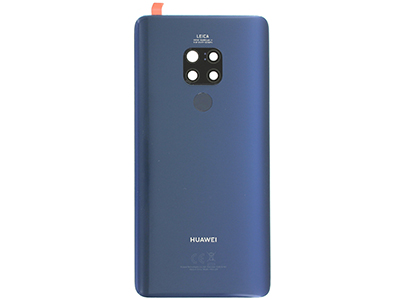 Huawei Mate 20 - Cover batteria + Vetrino Camera + Lettore Impronta Blu