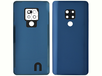 Huawei Mate 20 - Cover batteria + Vetrino Camera + Adesivo Blue