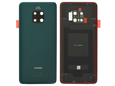 Huawei Mate 20 Pro - Cover batteria + Vetrino Camera Verde **Dual Sim**