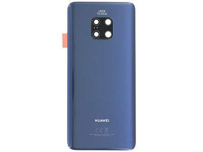 Huawei Mate 20 Pro - Cover batteria + Vetrino Camera Blu