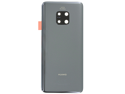 Huawei Mate 20 Pro - Cover batteria + Vetrino Camera Nero