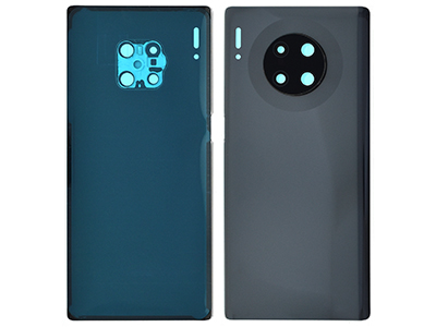 Huawei Mate 30 Pro - Cover batteria + Vetrino Camera + Adesivo Black