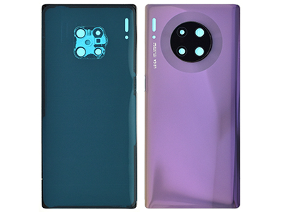 Huawei Mate 30 Pro 5G - Cover batteria + Vetrino Camera + Adesivo Purple