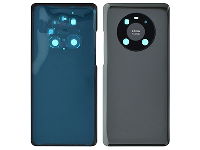Huawei Mate 40 Pro - Cover batteria + Vetrino Camera + Adesivo Nero