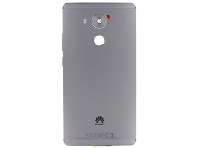 Huawei Mate 8 - Cover batteria + Vetrino Camera + Tasti Laterali + Lettore Impronta  Grigio