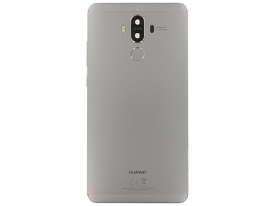Huawei Mate 9 Dual-Sim - Cover batteria + Tasti Laterali + Vetrino Camera + Lettore Impronta  Grigio