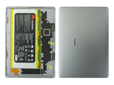 Huawei Matebook X - Cover Batteria + Batteria + Tasto Accensione + Antenne  Grigio
