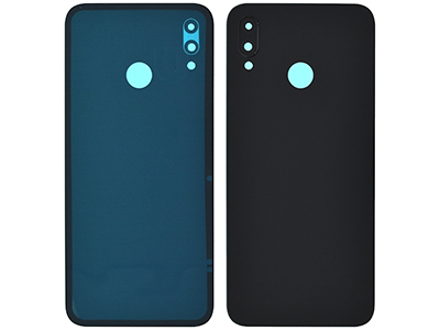 Huawei P20 Lite Dual Sim - Cover batteria + Vetrino Camera + Adesivo Black