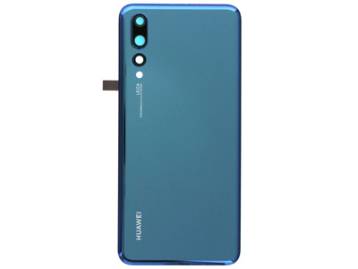 Huawei P20 Pro Dual Sim - Cover batteria + Vetrino Camera + Sensore Blu