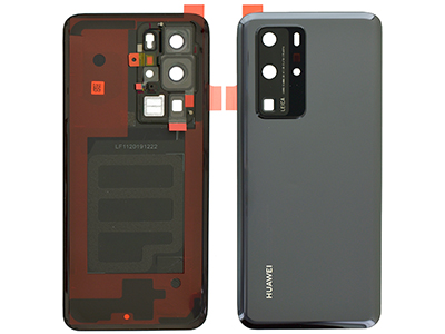 Huawei P40 Pro - Cover batteria + Vetrino Camera + Adesivi Black