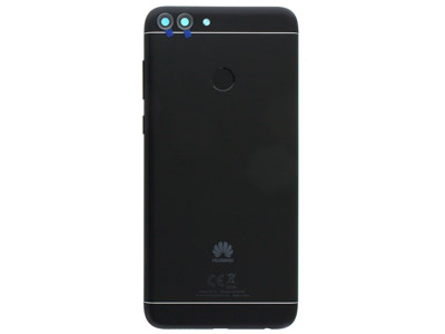 Huawei P Smart Dual Sim - Cover batteria + Vetrino Camera + Lettore Impronta + Tasti Laterali  Nero