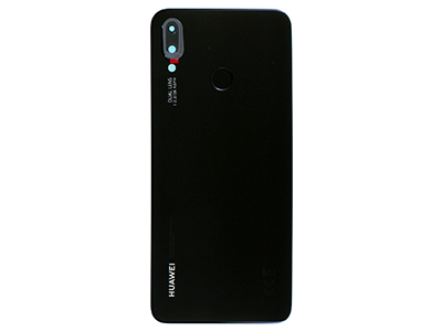 Huawei P Smart+ - Cover batteria + Vetrino Camera + Lettore Impronta Nero