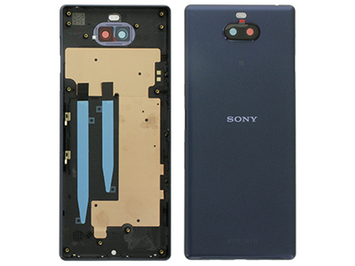 Sony Xperia 10 Plus - Cover Batteria + Antenna NFC + Vetrino Camera Blu
