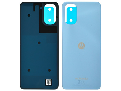 Motorola Moto E32 - Cover Batteria + Adesivi Pearl Blue