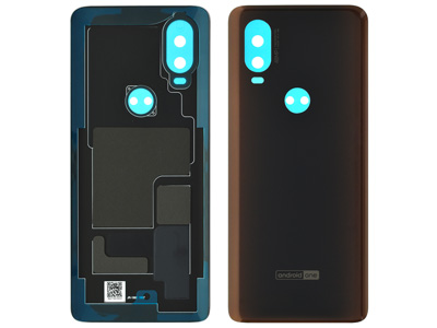 Motorola Motorola One Vision - Cover Batteria + Adesivi Bronze gradient