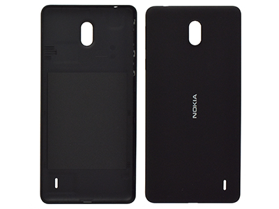 Nokia Nokia 1 Plus - Cover Batteria + Tasti Laterali Black