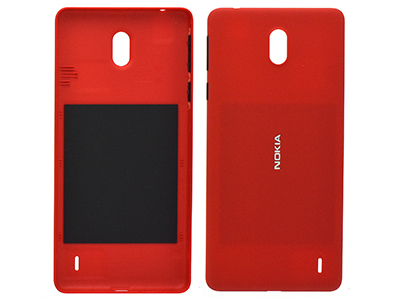 Nokia Nokia 1 Plus - Cover Batteria + Tasti Laterali Red