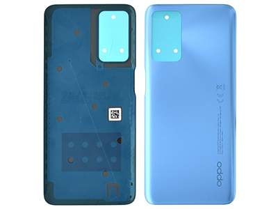 Oppo A54s - Cover Batteria + Adesivi Pearl Blue