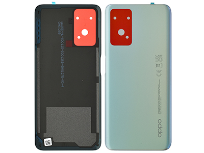 Oppo A96 - Cover Batteria + Adesivi Sunset Blue