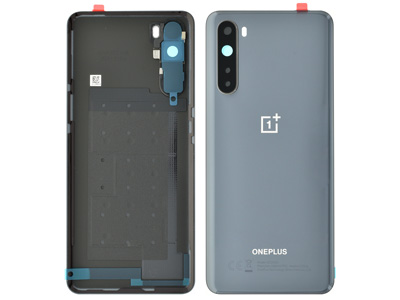 OnePlus OnePlus Nord - Cover Batteria + Vetrino Camera + Adesivi Black