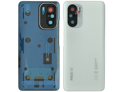Xiaomi Poco F3 - Cover Batteria + Adesivi Arctic White