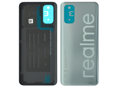 Realme Realme 7 5G - Cover Batteria + Adesivi Flash Silver