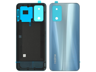 Realme Realme GT 5G - Cover Batteria + Adesivi Sonic Silver